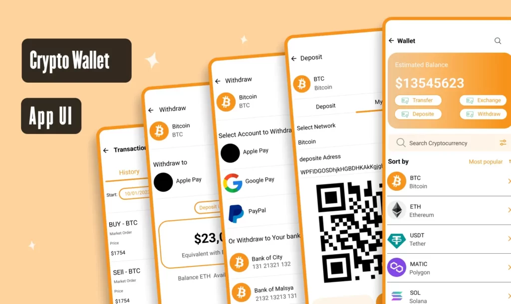 Crypto Wallet App UI Design Expert